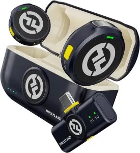 Hollyland Lark M2 Microfone Lapela Sem Fio