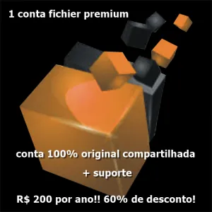 Conta Premium 1Fichier - 90 Dias ou 365 dias