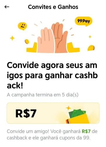 Você conhece o programa de indicação 99?