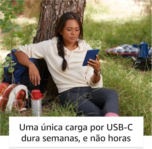 Kindle 11ª Geração (modelo 2022) – Mais leve, com resolução de 300 ppi e o dobro de armazenamento - Cor Preta