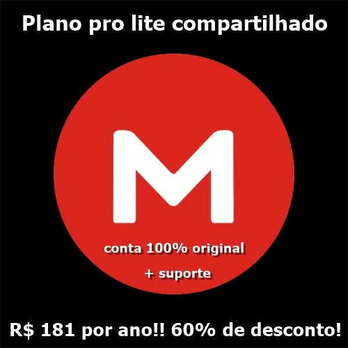 Conta Premium Mega - 1 Ano