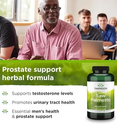 Saw Palmetto 540mg 250 Cápsulas Swanson