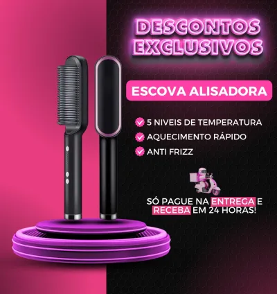 Escova Alisadora 3 em 1 5